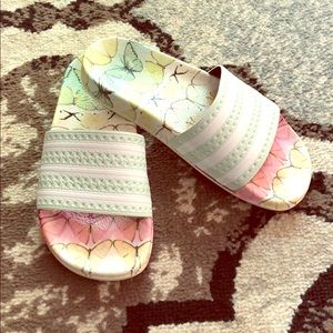 Adidas adilette butterfly slides (very rare!!!) 🤩